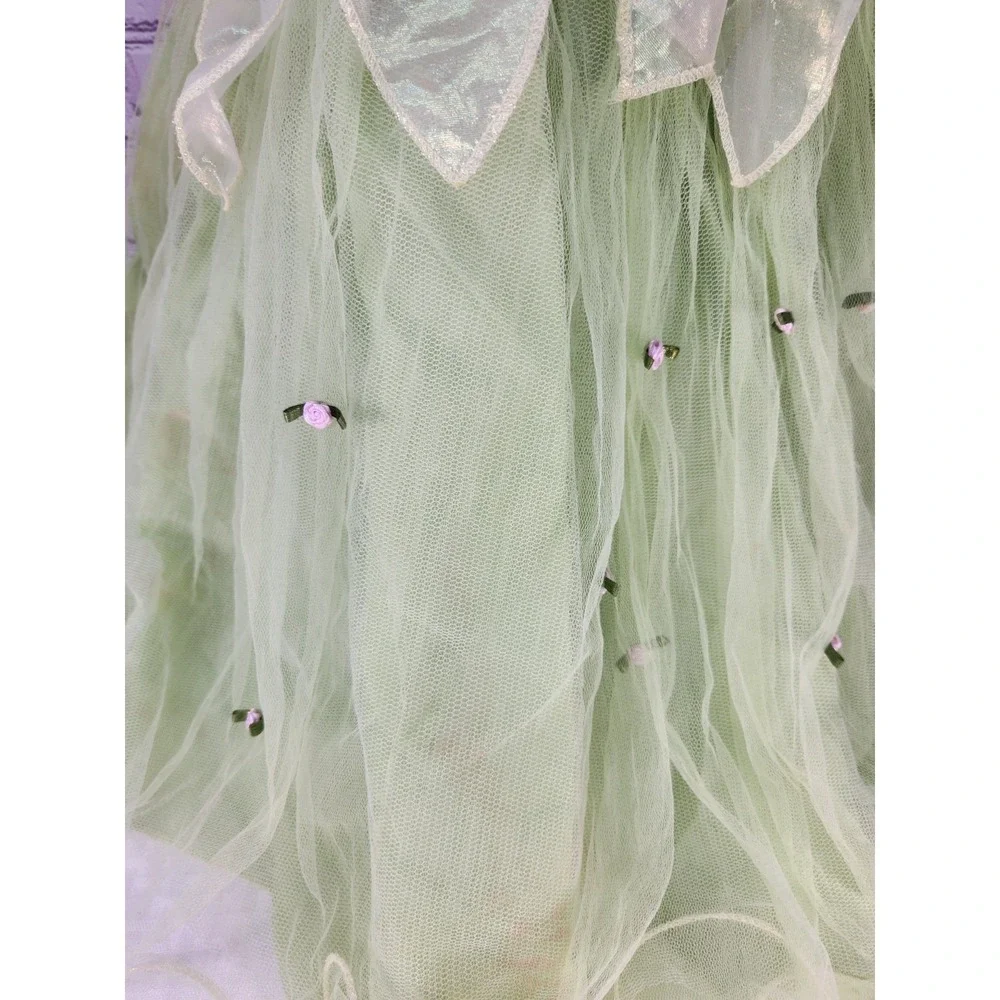 Tinkerbell Princess Tinker Bell Fairy Pixie Fancy Dress Halloween Child Costume